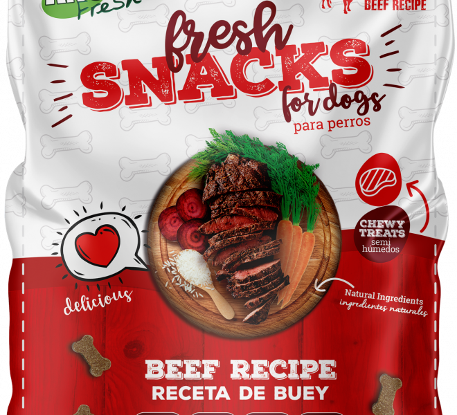 Diseño de producto Snacks para Perros para Fresh Snacks © 2019 Brandesign