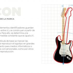páginas del manual de identidad corporativa diseño de logo