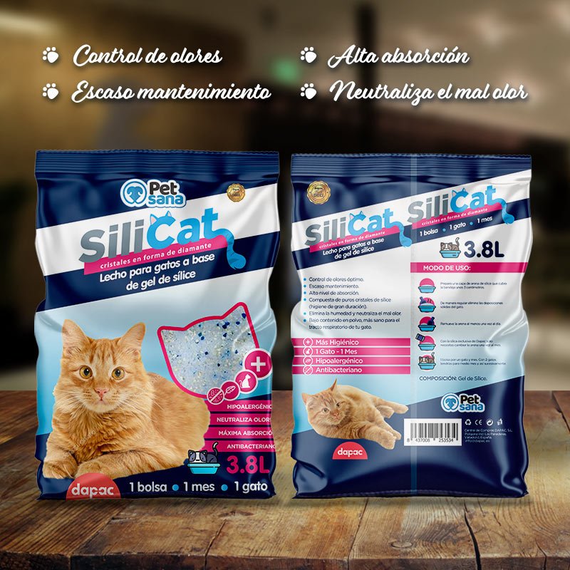 Diseño del saco de lecho de arena para gatos Silicat
