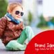 Manual de identidad corporativa de marca de moda para niños